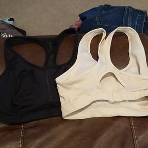 2 Athleta adjustable sports Bras